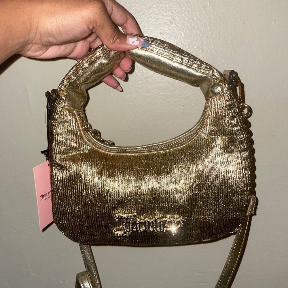 Juicy Couture Gold hobo bag